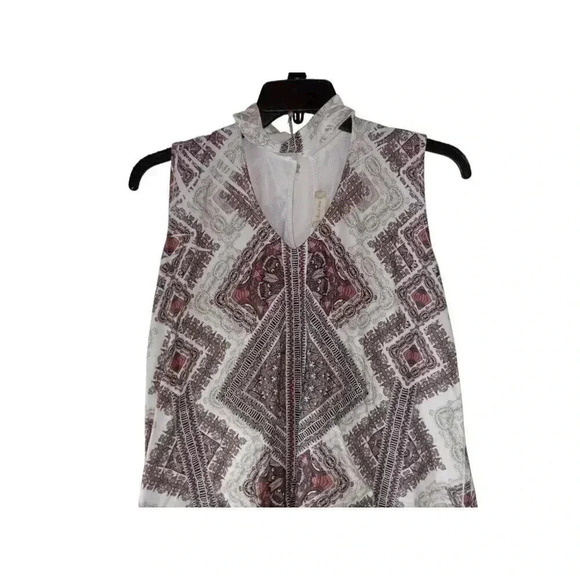 Altar'd State Women's  Multicolor Keyhole V Neck Sleeveless Dress  Sz Large - Picture 8 of 9